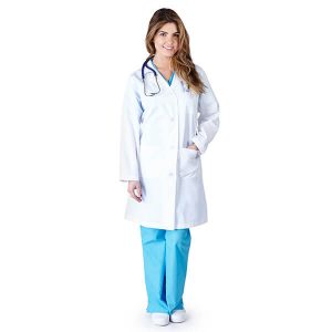 Natural Uniforms Unisex 40 inch Lab Coat Long Sleeve Professional
